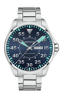 Hamilton Khaki Aviation H64715145 | Swiss Automatic Watch | Kavar Jewellers Brampton