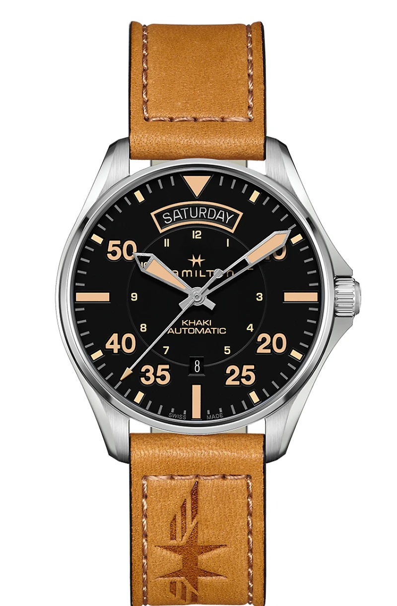 Hamilton Khaki Aviation H64645531 | Swiss Automatic Watch | Kavar Jewellers Brampton