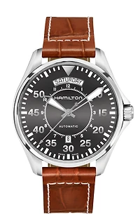 Hamilton Khaki Aviation H64615585 | Swiss Automatic Watch | Kavar Jewellers Brampton