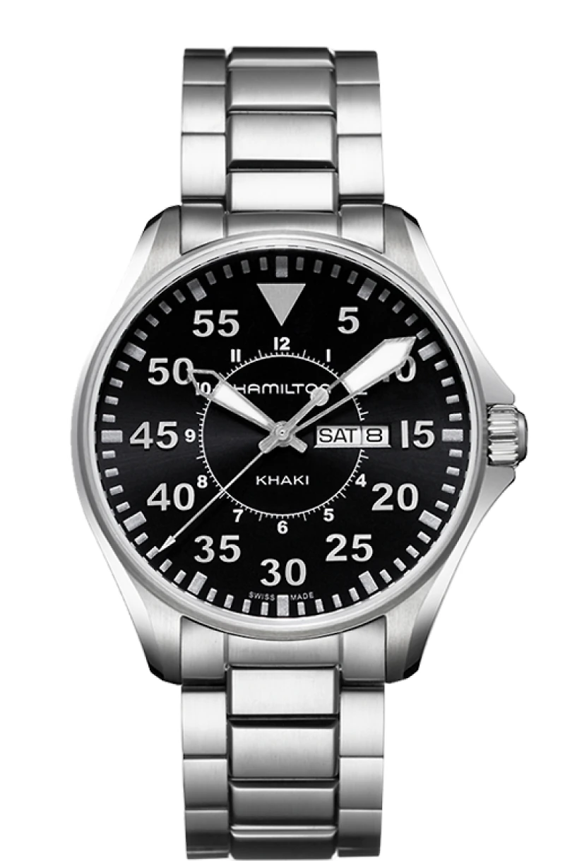 Hamilton Khaki Aviation H64611135 | Swiss Automatic Watch | Kavar Jewellers Brampton