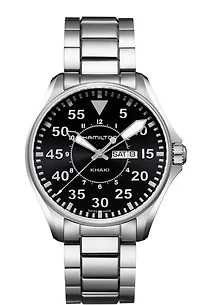 Hamilton Khaki Aviation H64611135 | Swiss Automatic Watch | Kavar Jewellers Brampton