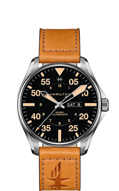 Hamilton Khaki Aviation H64725531 | Swiss Automatic Watch | Kavar Jewellers Brampton
