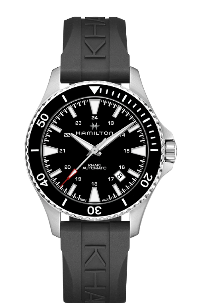 Hamilton Khaki Navy H82335331 | Swiss Automatic Watch | Kavar Jewellers Brampton