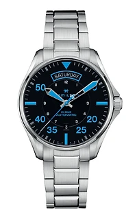 Hamilton Khaki Aviation H64625131 | Swiss Automatic Watch | Kavar Jewellers Brampton