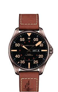 Hamilton Khaki Aviation H64705531 | Swiss Automatic Watch | Kavar Jewellers Brampton