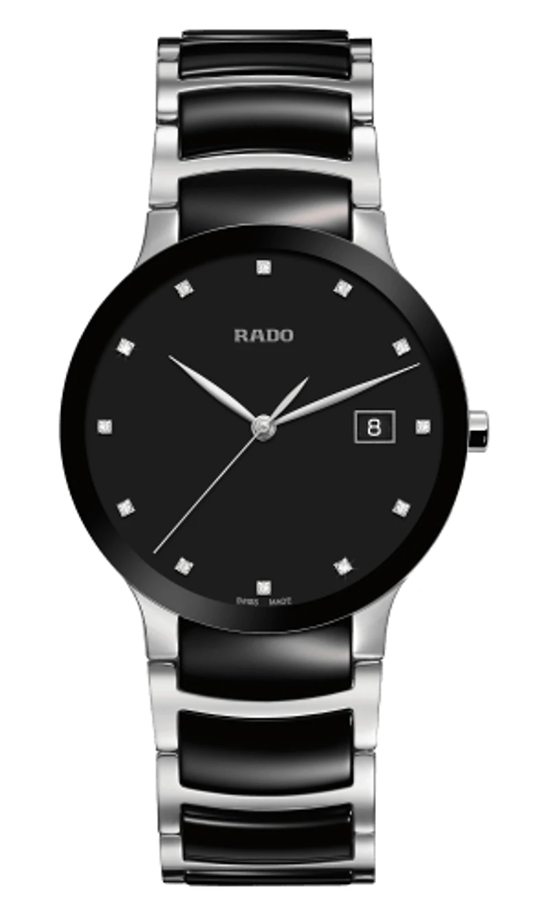 Centrix Black Dial Diamonds 38MM Quartz R30934752