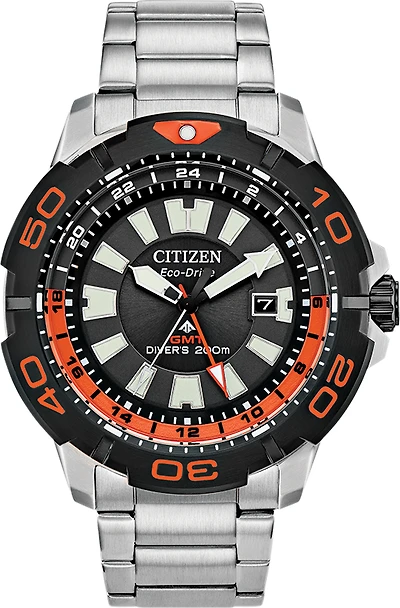 Promaster Diver Gmt Black Dial 44MM Eco-Drive BJ7129-56E