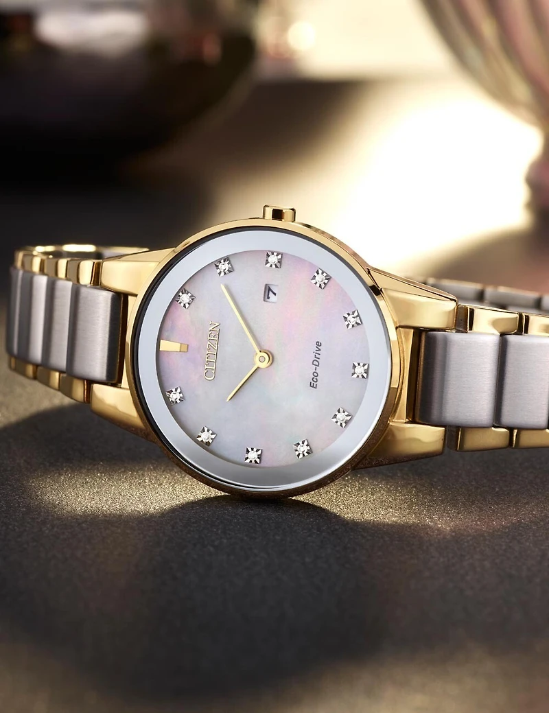 Axiom Mother of Pearl Dial 30MM Eco-Drive GA1054-50D