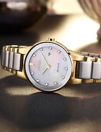 Axiom Mother of Pearl Dial 30MM Eco-Drive GA1054-50D