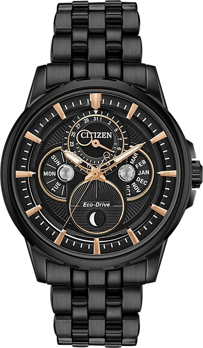 Calendrier Black Dial 44MM Eco-Drive BU0057-54E
