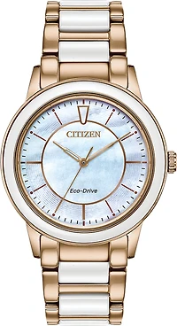 Chandler Ceramic Mother of Pearl Dial 36MM Eco-Drive EM0743-55D