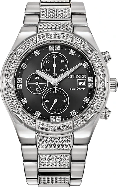 Crystal Black Dial 42MM Eco-Drive CA0750-53E