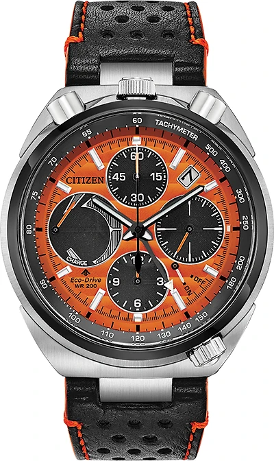 Citizen Limited Edition Promaster Tsuno Chrono Racer Red Dial 45MM Eco-Drive AV0078-04X