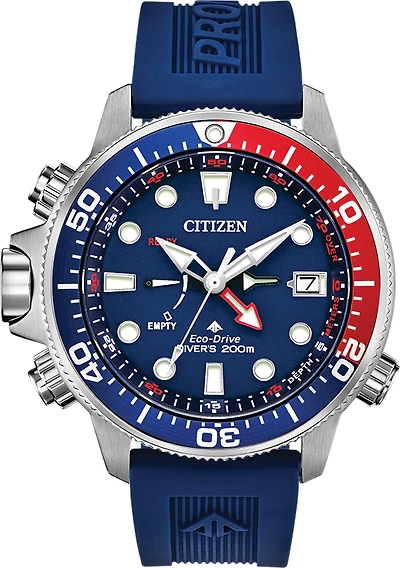 Promaster Aqualand Depth Meter Blue Dial 46MM Eco-Drive BN2038-01L