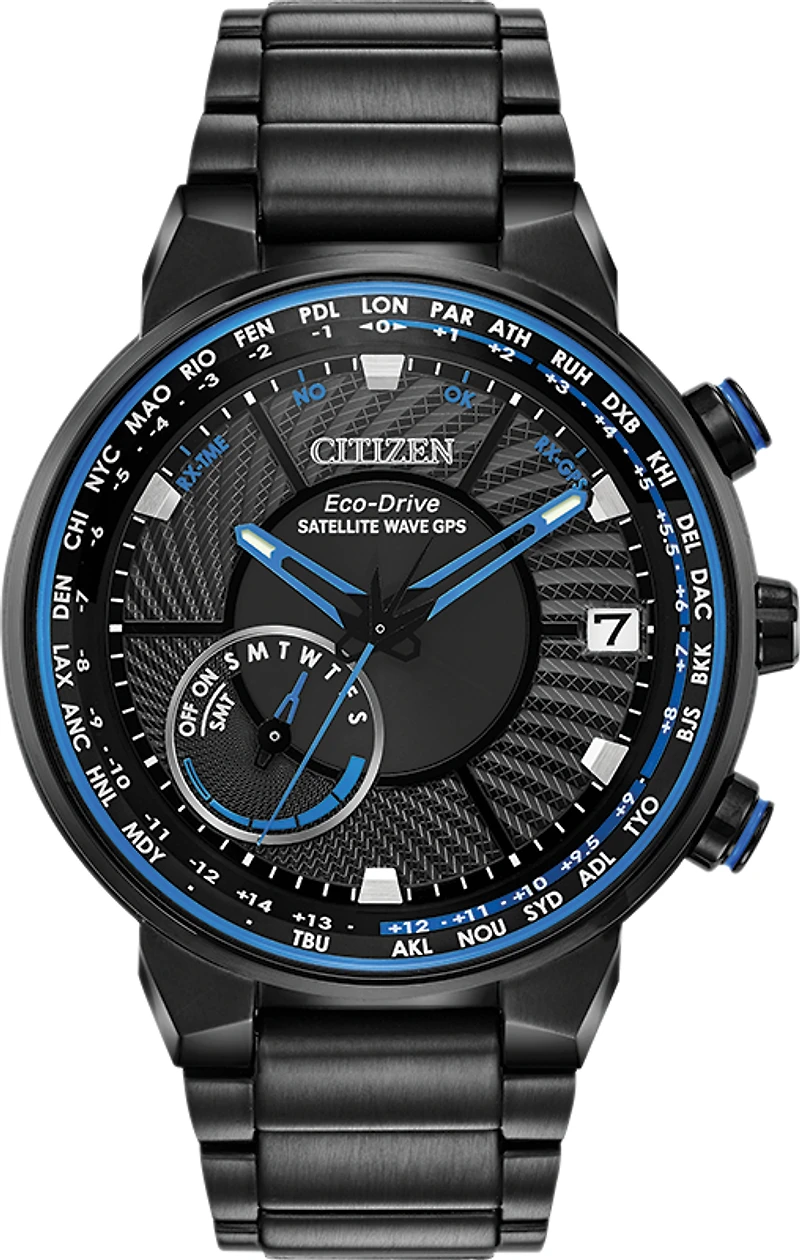 Satellite Wave GPS Freedom Black Dial 44MM Eco-Drive CC3038-51E