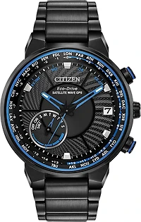 Satellite Wave GPS Freedom Black Dial 44MM Eco-Drive CC3038-51E