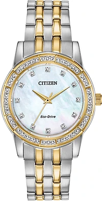 Silhouette Crystal Mother of Pearl Dial 31MM Eco-Drive EM0774-51D