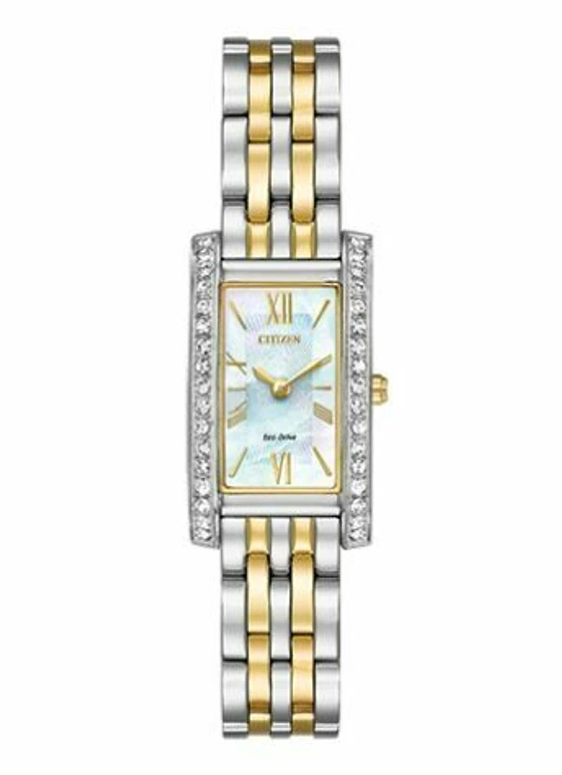 Silhouette Crystal Mother of Pearl Dial 32MM Eco-Drive EX1474-51D