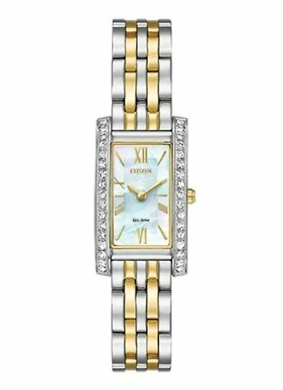 Silhouette Crystal Mother of Pearl Dial 32MM Eco-Drive EX1474-51D