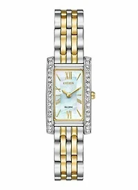 Silhouette Crystal Mother of Pearl Dial 32MM Eco-Drive EX1474-51D