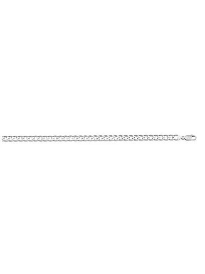 White Gold Solid Open Link