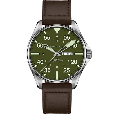 Hamilton Khaki Aviation H64735561 | Swiss Automatic Watch | Kavar Jewellers Brampton