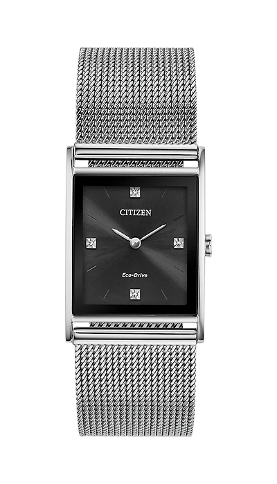 Axiom Black Dial 26MM Eco-Drive BL6000-55E