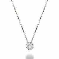 Cluster Diamond Pendant CTDI White Gold