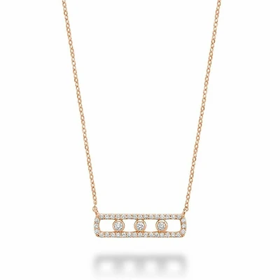 Fashion Diamond Necklace 0.25CTDI Rose Gold
