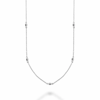 Beads by the Yard White Gold