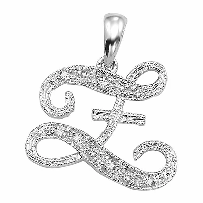 SCRIPT Z 10K 0.05CTDI White Gold