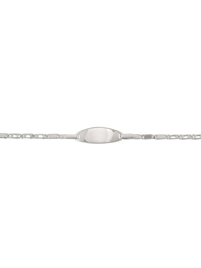 White Gold Baby ID Bracelet 10KT