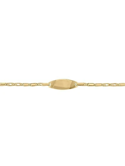 Yellow Gold Baby ID Bracelet 10KT
