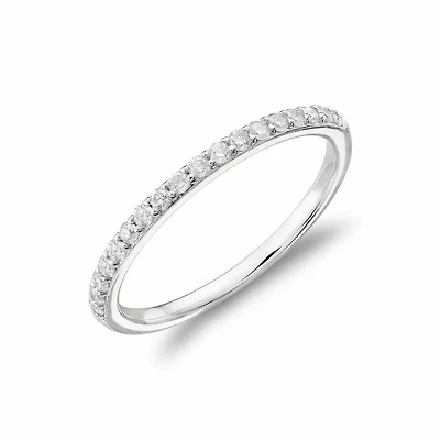 Matching Engagement Band White Gold