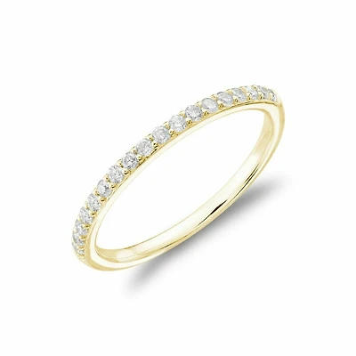 Matching Engagement Band Yellow Gold