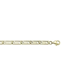 Yellow Gold Hollow Fancy Bracelet 14KT