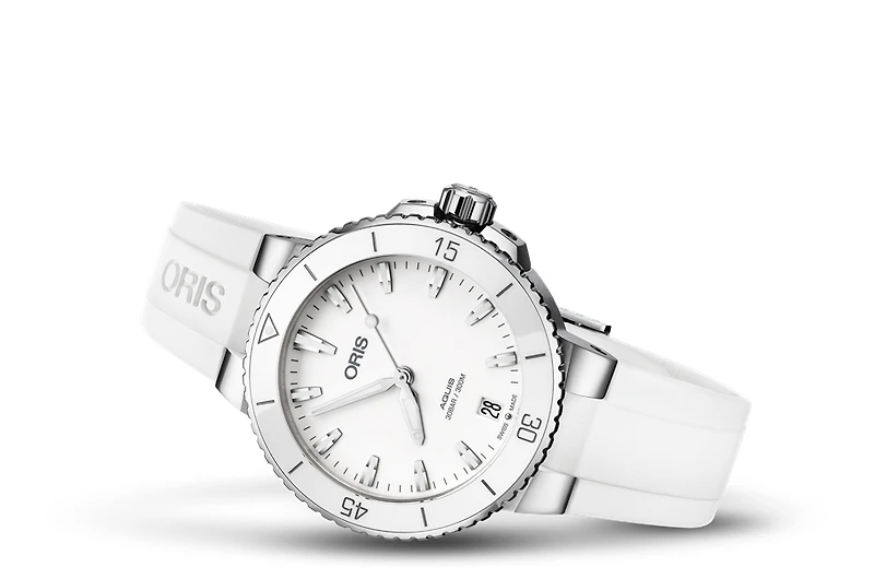 Oris Aquis Date White Dial 37MM Automatic