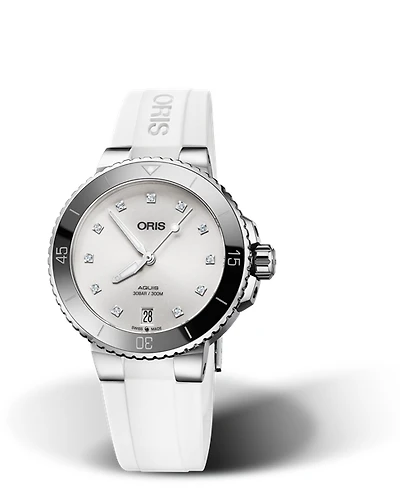 Oris Aquis Date Diamonds White Dial 37MM Automatic