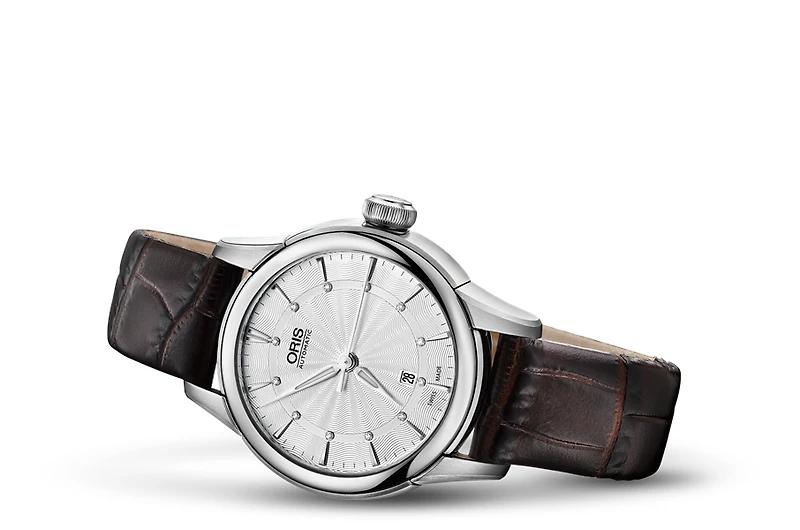 Oris Artelier Date Diamonds Silver Dial 31MM Automatic