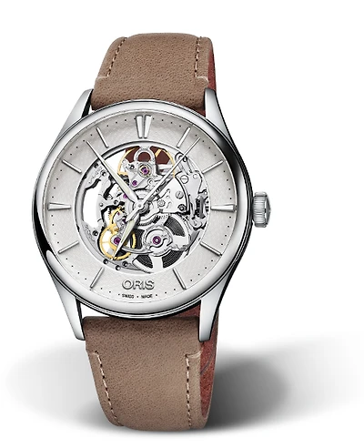Oris Artelier Skeleton Silver Dial 40MM Automatic