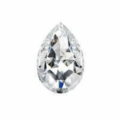 Forever One 0.45CTW Pear Rose Cut Moissanite