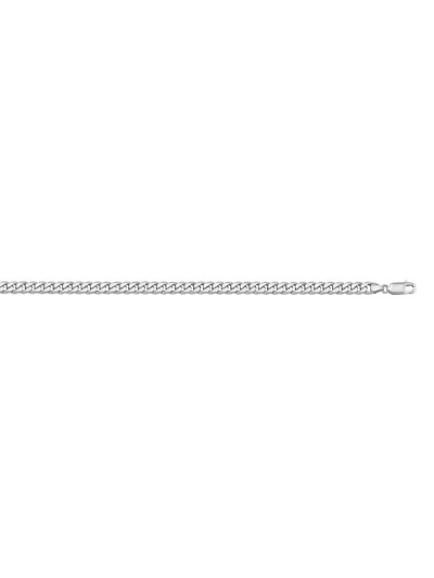 Gold Solid Flat Beveled Link Bracelet 10KT