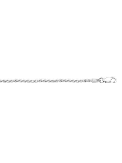 Gold Solid Round Wheat Link Chain 10KT