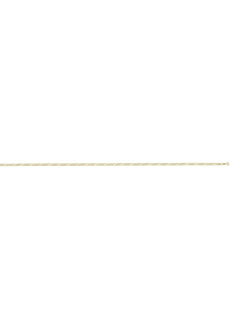 Yellow Gold Solid Figaro Link Chain 10KT