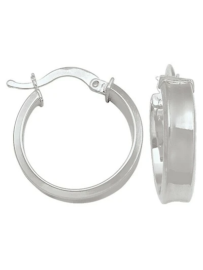 White Gold Hoop Earring 10KT & 14KT