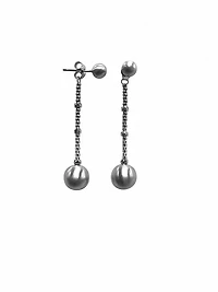 White Gold Drop Dangle Earring 14KT