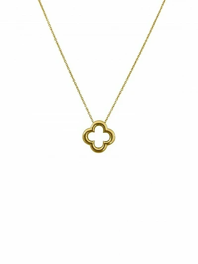 Yellow Gold Clover Necklace 14KT
