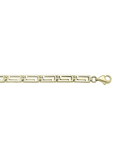 Yellow Gold Hollow Fancy Necklace 14KT