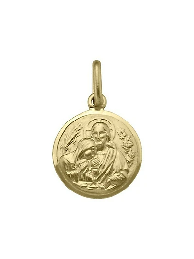 Yellow Gold Solid Communion Medal 10KT