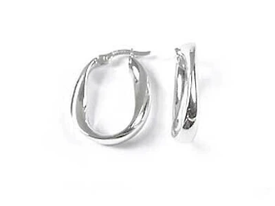 10K Twisted Hoop Earrings